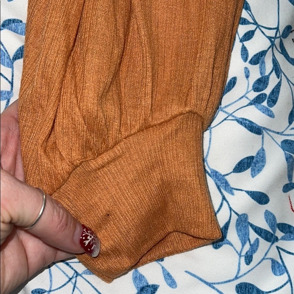 S/m wishlist Burt orange blouse - Picture 2 of 4